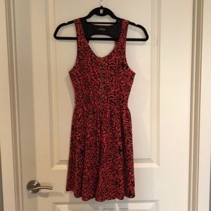 Rose patterned dress